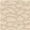 Papel pintado de ondas superpuestas en beige arena