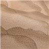 Wallpaper with overlapping waves in warm beige · Casamance Broderies 76971426
