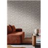 Contemporary wallpaper with soft wave patterns · Casamance Broderies 76971528