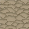 Wave patterned wallpaper in beige and brown · Casamance Broderies 76971630