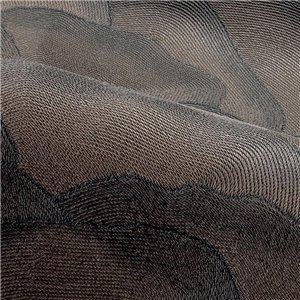 Papel pintado de montañas abstractas en tonos marrones 2