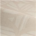 Papel pintado geométrico beige de textura textil · Casamance Broderies 76982038