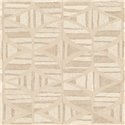 Geometric wallpaper with soft beige diamond motifs · Casamance Broderies 76982140