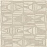 Geometric contemporary wallpaper in beige tones