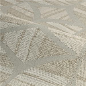Papier peint géométrique contemporain tons beige 2