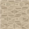 Papel pintado geométrico beige cálido