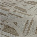 Beige geometric wallpaper with warm tones · Casamance Broderies 76982344