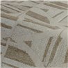 Beige geometrische Tapete mit warmen Tönen · Casamance Broderies 76982344