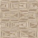 Geometric beige textured contemporary wallpaper · Casamance Broderies 76982446