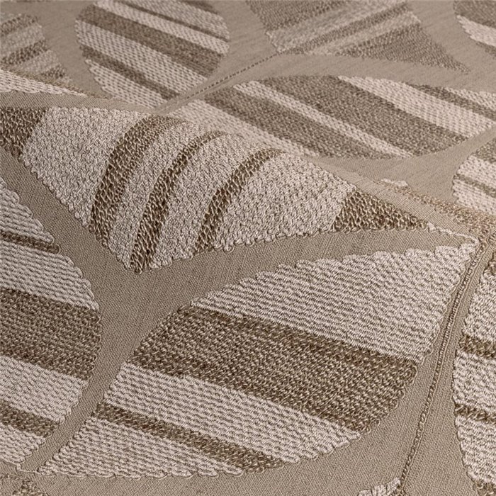 Geometric beige textured contemporary wallpaper · Casamance Broderies 76982446