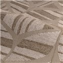 Geometric beige textured contemporary wallpaper · Casamance Broderies 76982446