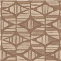 Geometrische zeitgenössische braune Tapete · Casamance Broderies 76982548
