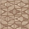 Papier peint géométrique contemporain marron
