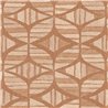 Retro wallpaper with brown geometric shapes