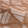 Retro wallpaper with brown geometric shapes · Casamance Broderies 76982650