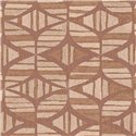 Geometric wallpaper in brown and beige · Casamance Broderies 76982752