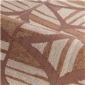 Geometric wallpaper in brown and beige · Casamance Broderies 76982752