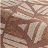 Geometric wallpaper in brown and beige · Casamance Broderies 76982752