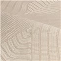 Papel pintado con ondulaciones simétricas y textura · Casamance Broderies 76993058
