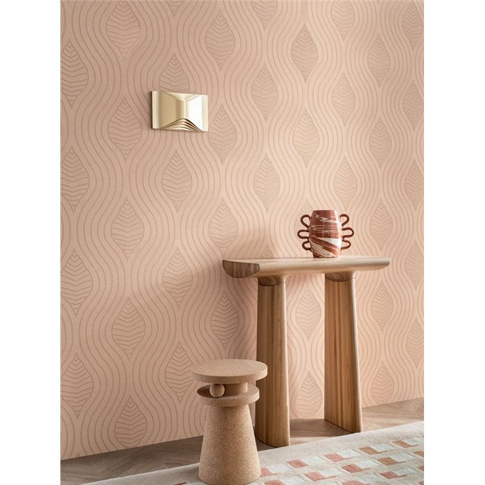 Contemporary nude arabesque wallpaper · Casamance Broderies 76993262