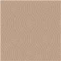 Wallpaper with modern wavy shapes in relief · Casamance Broderies 76993364