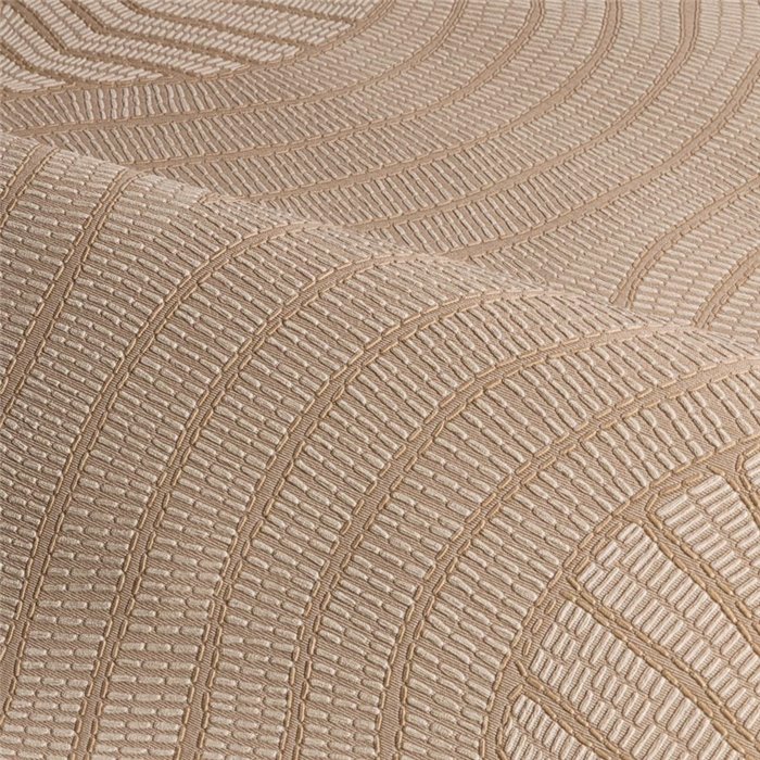 Moderne Tapete mit wellenförmigen Reliefmustern · Casamance Broderies 76993364
