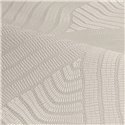Beige wallpaper with elongated leaf motifs · Casamance Broderies 76993466