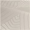 Beige wallpaper with elongated leaf motifs · Casamance Broderies 76993466
