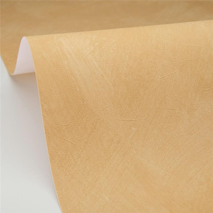 Papier peint effet stuc brun chaud · Caselio Chalk 106081420