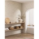 Beige smooth stucco effect wallpaper · Caselio Chalk 106081678