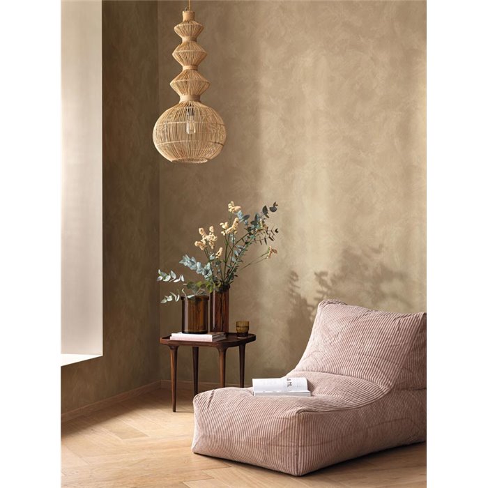 Beige Tapete mit subtiler diffuser Textur · Caselio Chalk 106081717