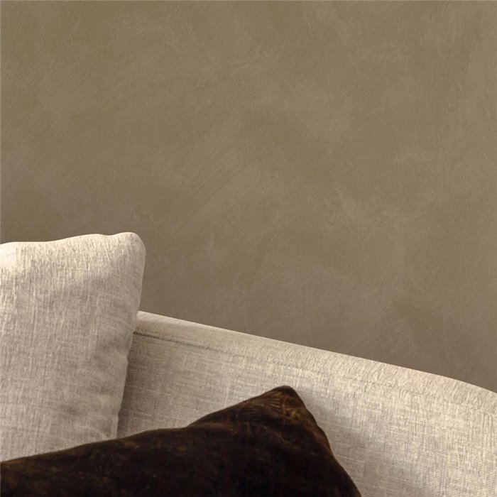 Papel pintado con textura estucada en tonos marrones · Caselio Chalk 106081809