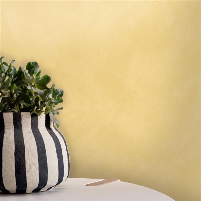 Papel pintado liso amarillo crema · Caselio Chalk 106082250