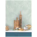 Papier peint texture stuc vert doux · Caselio Chalk 106086100