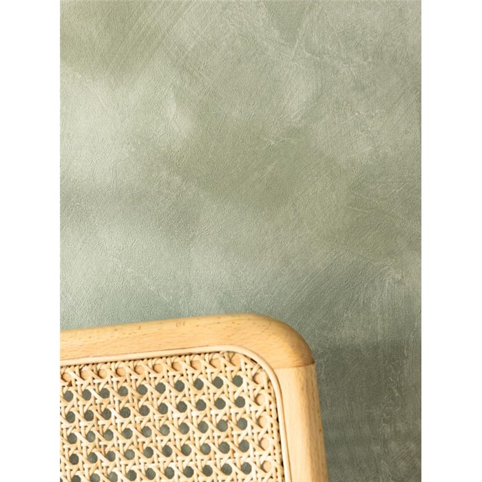 Papier peint effet stuc vert · Caselio Chalk 106087456