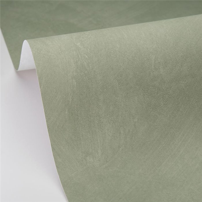 Papier peint effet stuc vert · Caselio Chalk 106087456
