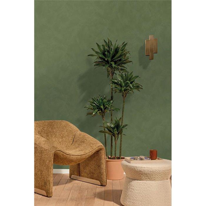 Deep Green Wallpaper with Velvety Effect · Caselio Chalk 106087512