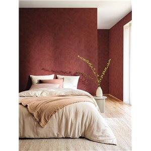 Papier peint brun-rouge avec texture stucco 2