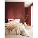Papier peint brun-rouge avec texture stucco · Caselio Chalk 106088197