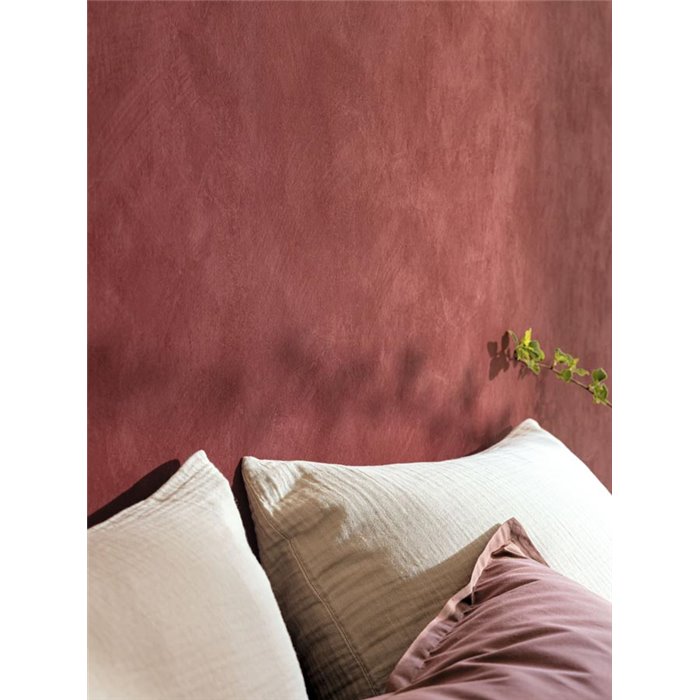 Papel pintado marrón rojizo con textura de estuco · Caselio Chalk 106088197