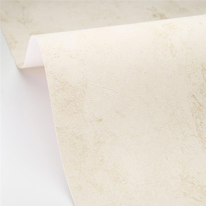 Tapete mit hellem Beigeton und Putzoptik · Caselio Chalk 106990000
