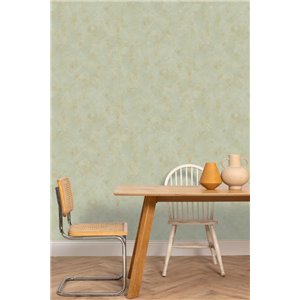 Papel pintado con textura de estuco en beige 2
