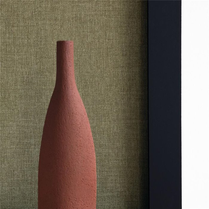 Papier peint vert olive à texture textile · Caselio Maison Simeon 103227412