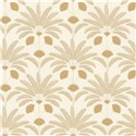 Art Deco wallpaper with stylized plant motifs · Caselio Maison Simeon 107400103