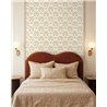 Papier peint Art déco motifs végétaux stylisés · Caselio Maison Simeon 107400103