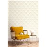 Papier peint floral stylisé en vert eucalyptus · Caselio Maison Simeon 107400414