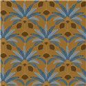 Papel pintado con patrón art déco vegetal · Caselio Maison Simeon 107400728