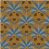 Papier peint motif végétal art déco