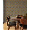 Art Deco botanical pattern wallpaper · Caselio Maison Simeon 107400728