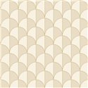 Beige geometric scale pattern wallpaper · Caselio Maison Simeon 107410103